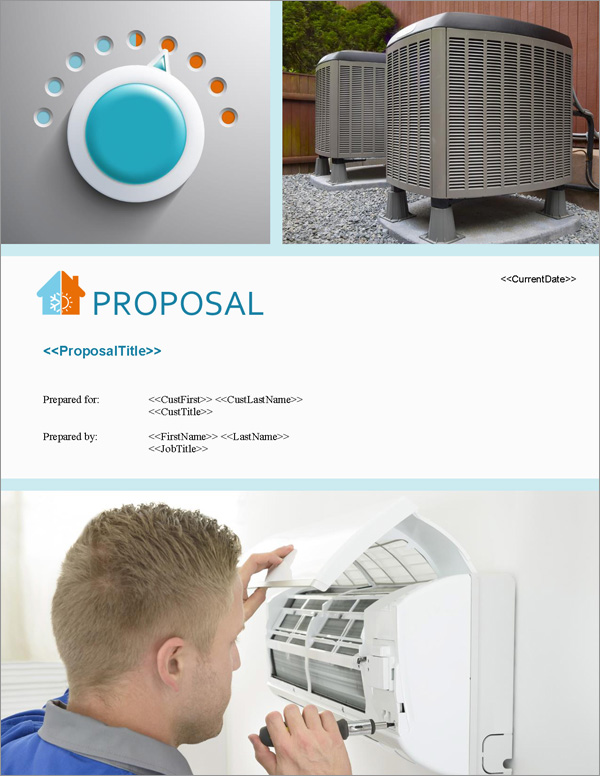 Proposal Pack HVAC #2 Title Page