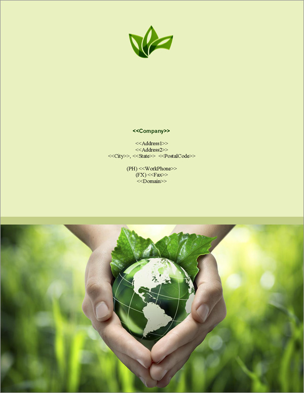 Proposal Pack Environmental #4 Back Page