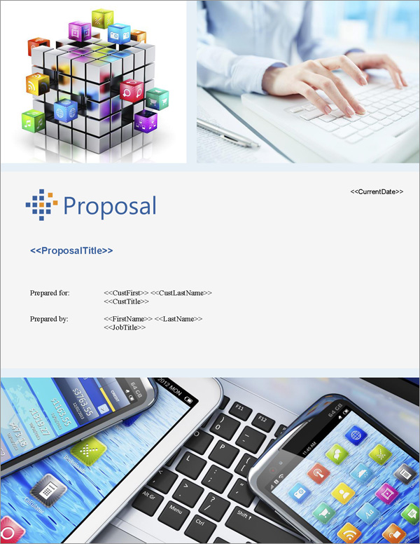 Proposal Pack Software #1 Title Page