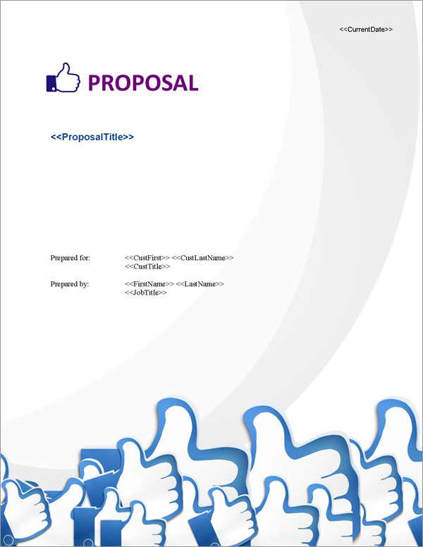 Proposal Pack Social Media #1 Title Page