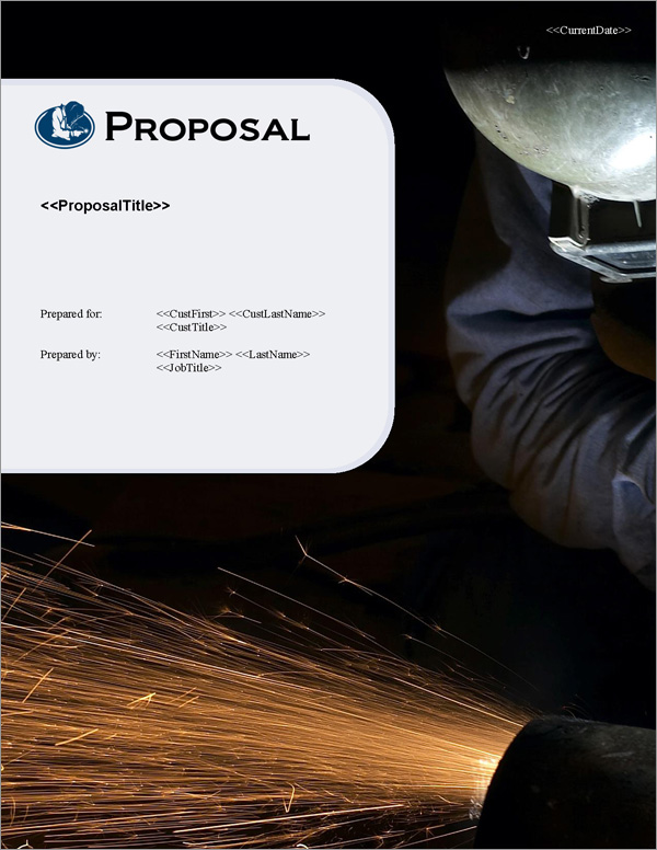 Proposal Pack Industrial #3 Title Page