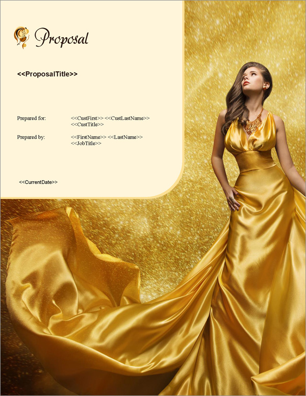 Proposal Pack Fashion #5 Title Page