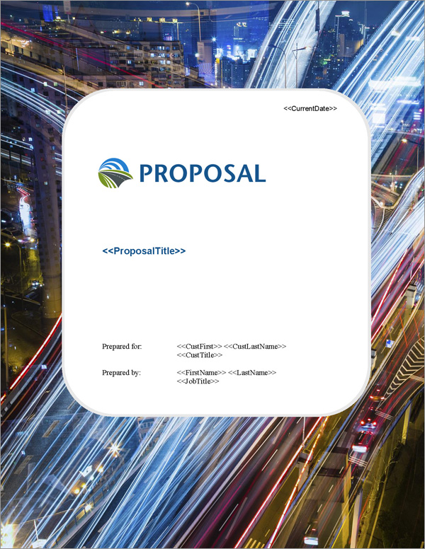 Proposal Pack Infrastructure #1 Title Page