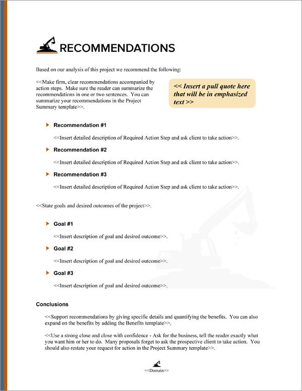 Proposal Pack Mining #3 Recommendations Page Proposal Pack Mining #3 Recommendations Page