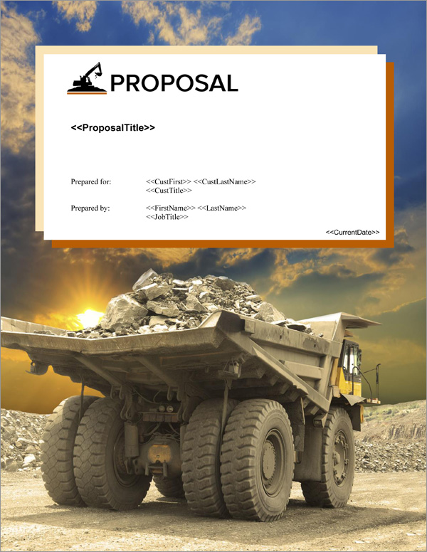 Proposal Pack Mining #3 Title Page