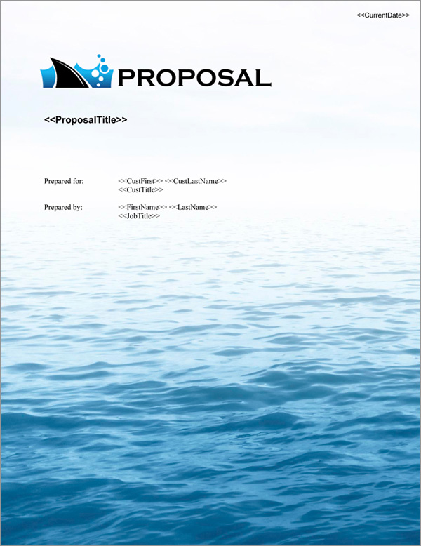 Proposal Pack Business #21 Title Page