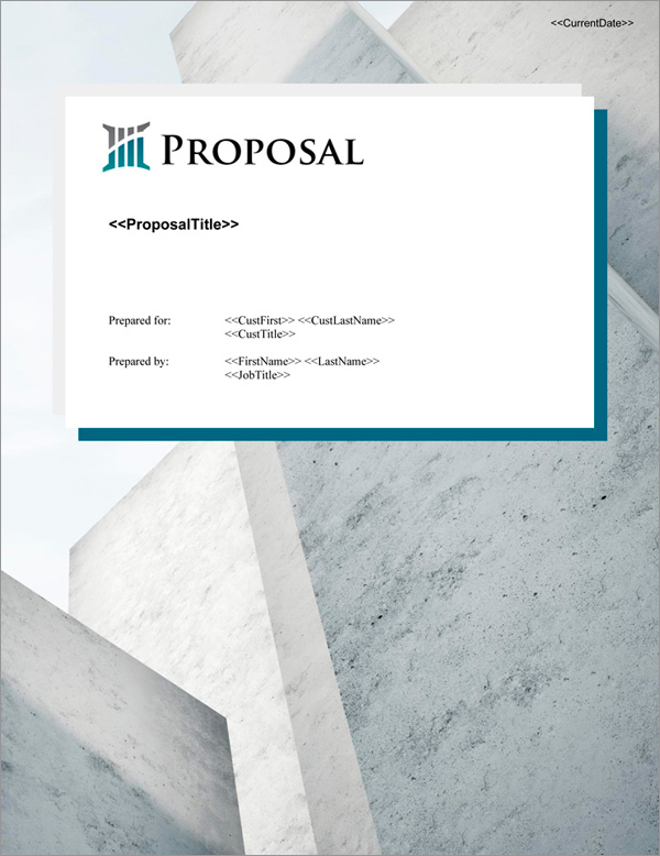 Proposal Pack Classic #18 Title Page