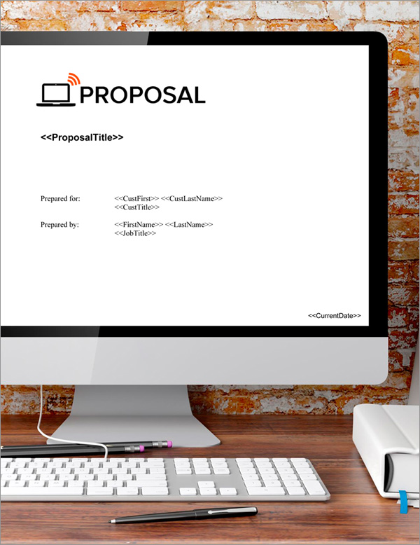 Proposal Pack Computers #6 Title Page