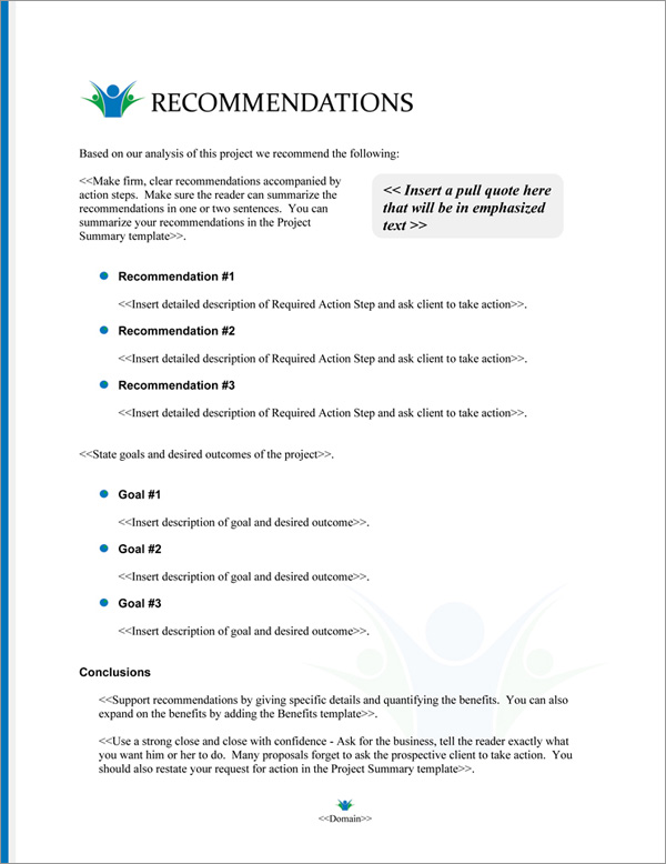 Proposal Pack Community #2 Recommendations Page Proposal Pack Community #2 Recommendations Page