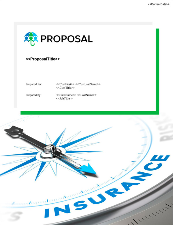 Proposal Pack Insurance #2 Title Page