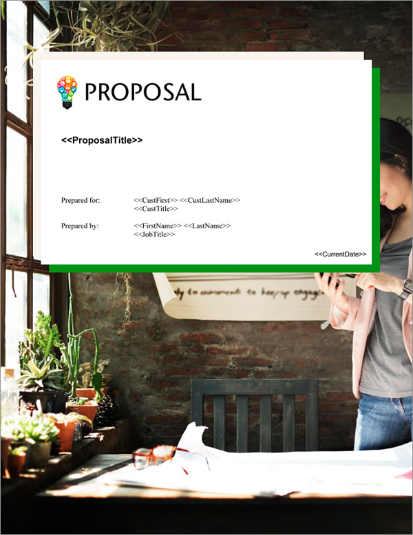 Proposal Pack Social Media #2 Title Page