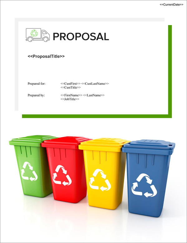 Proposal Pack Sanitation #1 Title Page