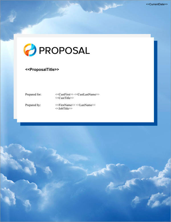 Proposal Pack Elegant #6 Title Page