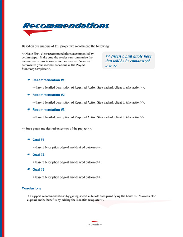 Proposal Pack Retro #2 Recommendations Page Proposal Pack Retro #2 Recommendations Page