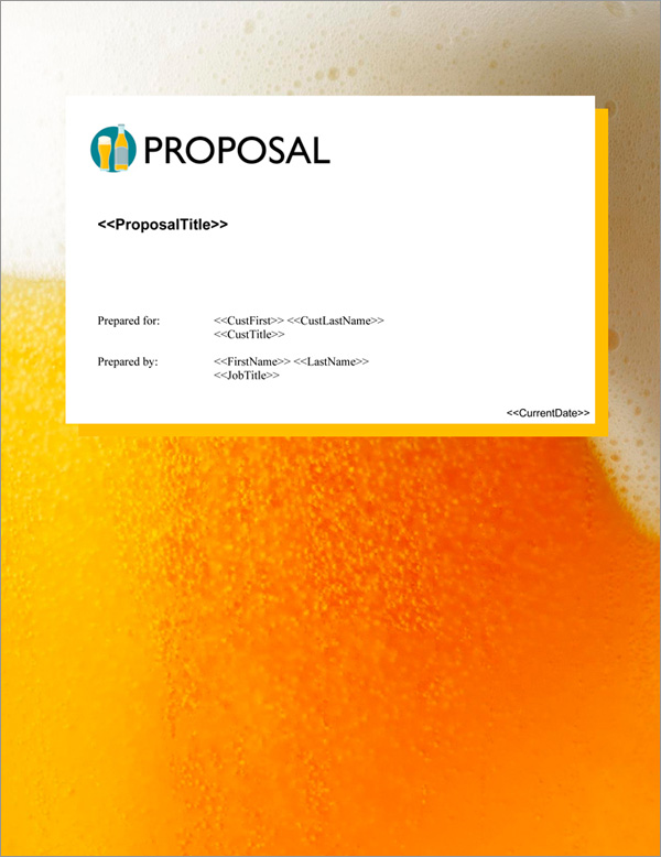 Proposal Pack Bubbles #4 Title Page