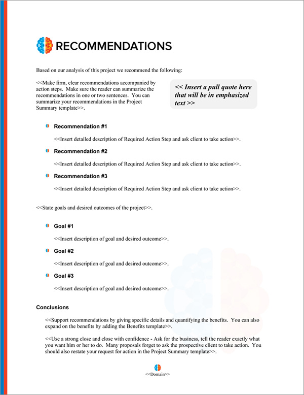 Proposal Pack Artsy #12 Recommendations Page Proposal Pack Artsy #12 Recommendations Page