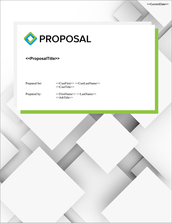 Proposal Pack Classic #20 Title Page