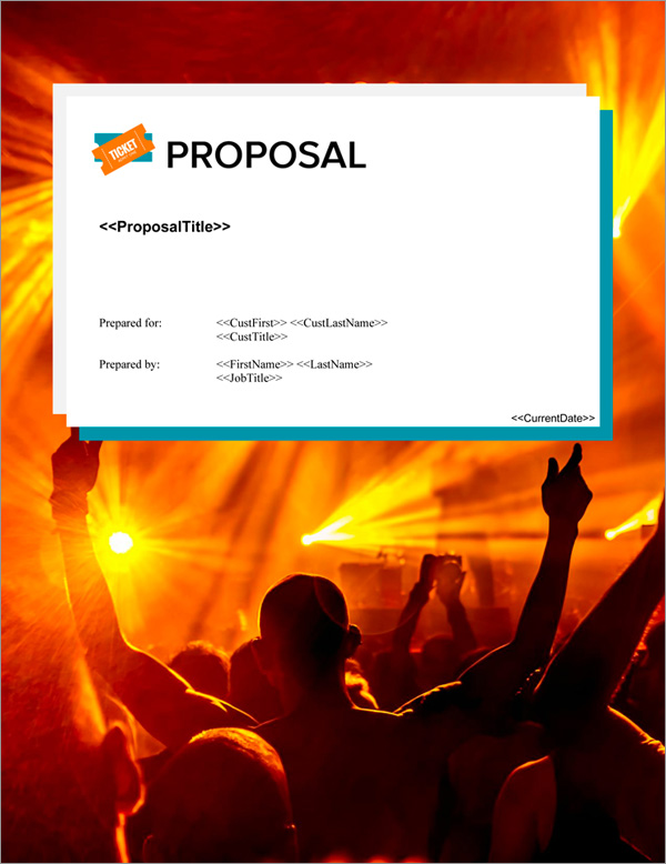 Proposal Pack Events #7 Title Page