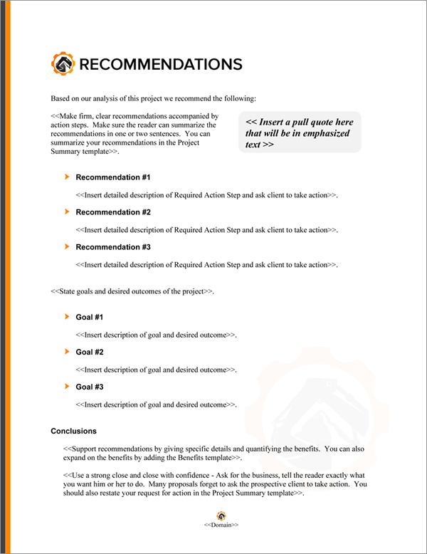 Proposal Pack Mining #4 Recommendations Page Proposal Pack Mining #4 Recommendations Page