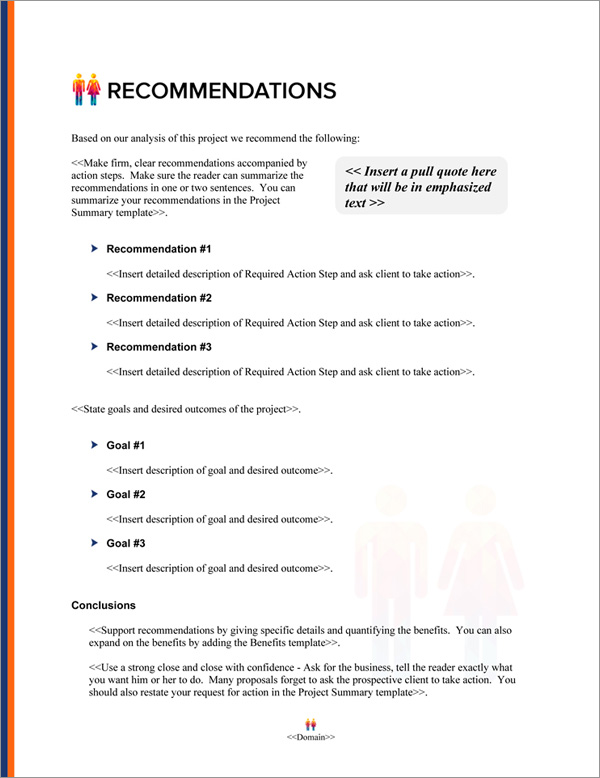 Proposal Pack Sanitation #2 Recommendations Page