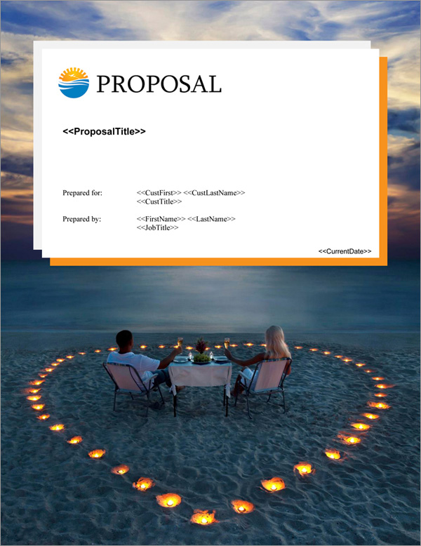 Proposal Pack Travel #4 Title Page