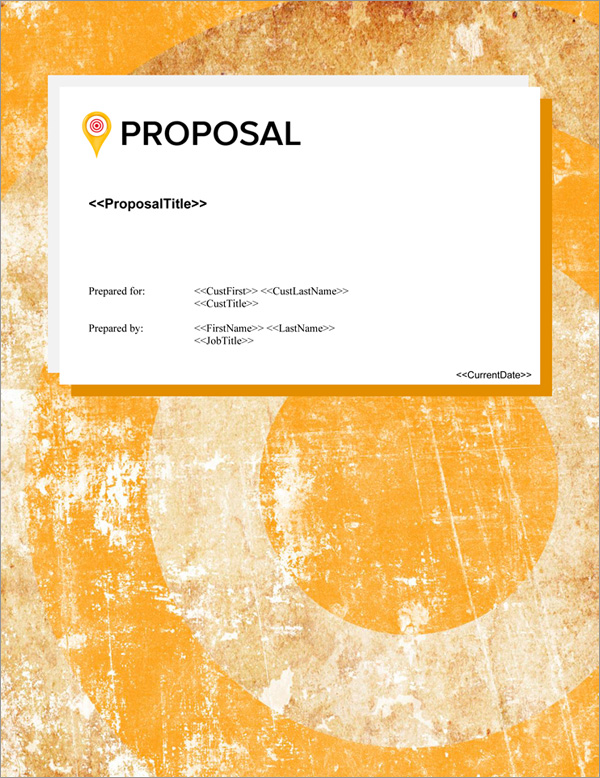 Proposal Pack Bullseye #4 Title Page
