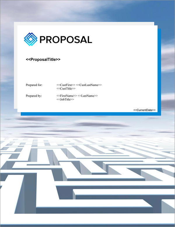 Proposal Pack Contemporary #22 Title Page
