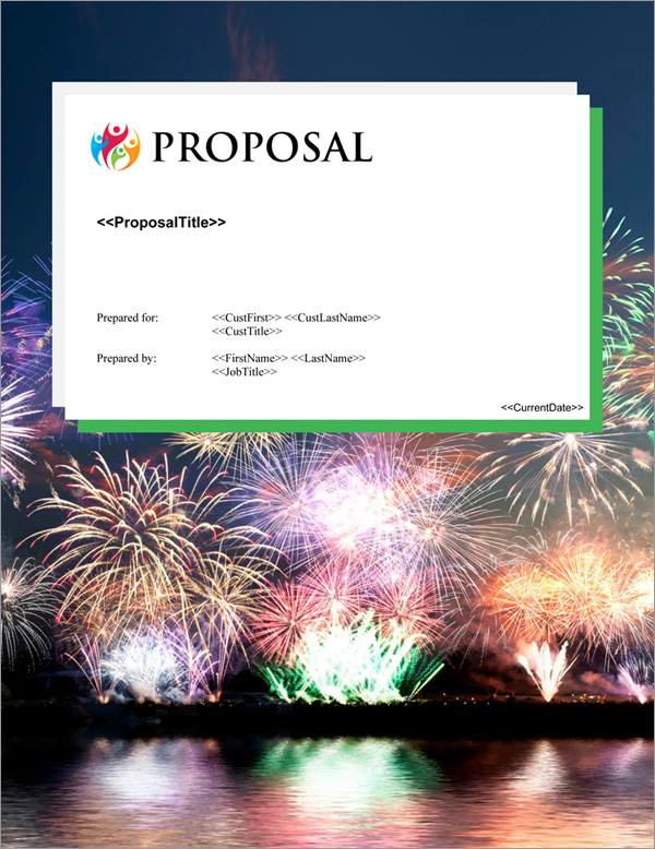 Proposal Pack Events #8 Title Page