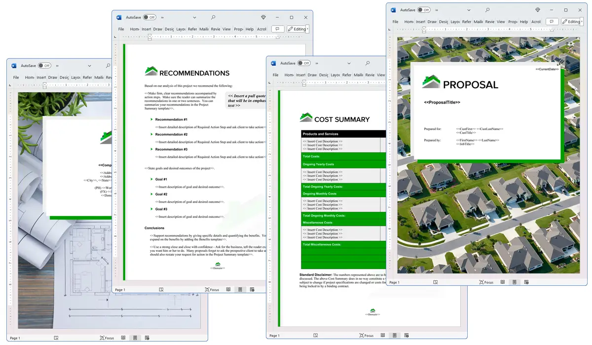 Illustration of Proposal Pack Real Estate #6