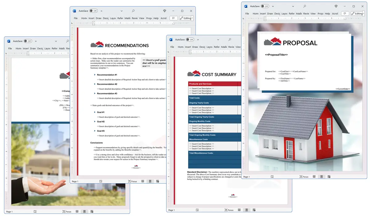 Illustration of Proposal Pack Real Estate #7