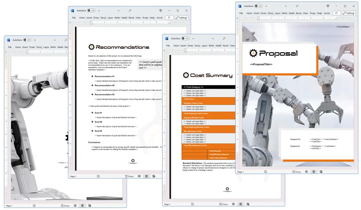 Illustration of Proposal Pack Robotics #2