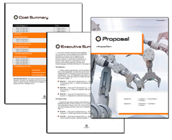 Business Proposal Software and Templates Robotics #2