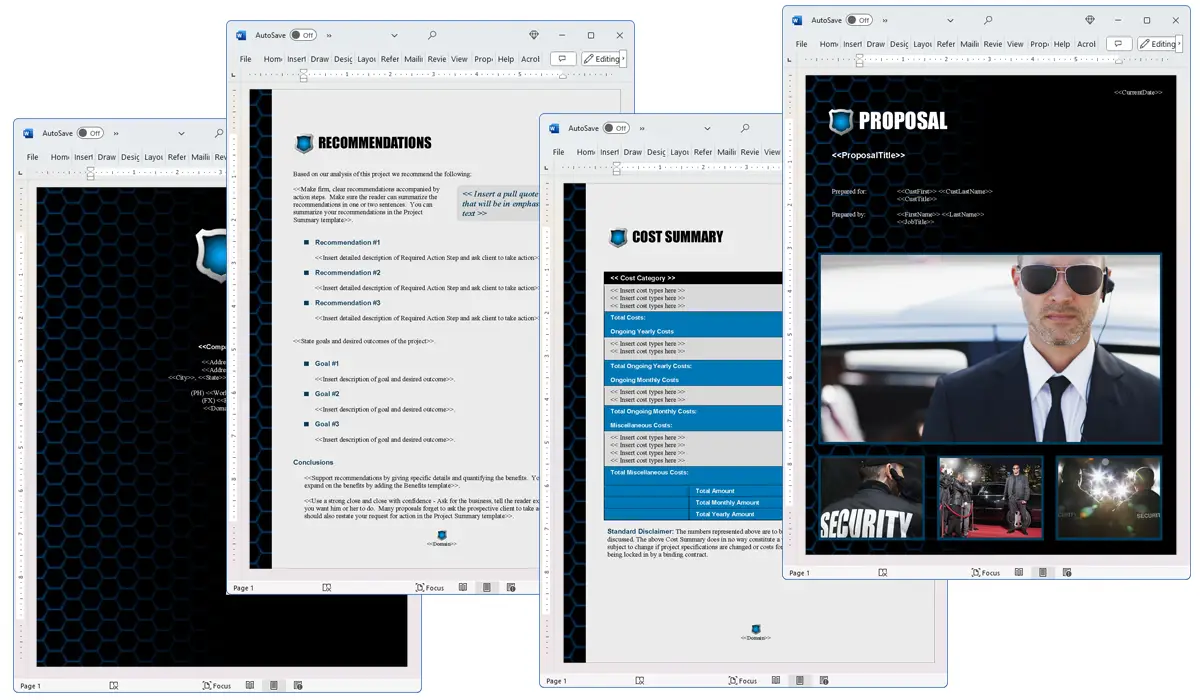 Illustration of Proposal Pack Security #9