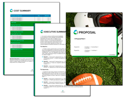 Business Proposal Software and Templates Sports #8