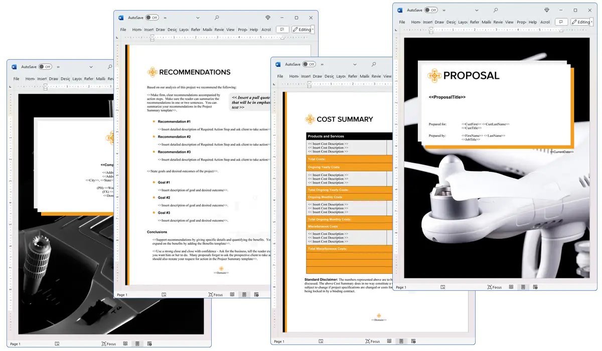 Illustration of Proposal Pack Tech #9