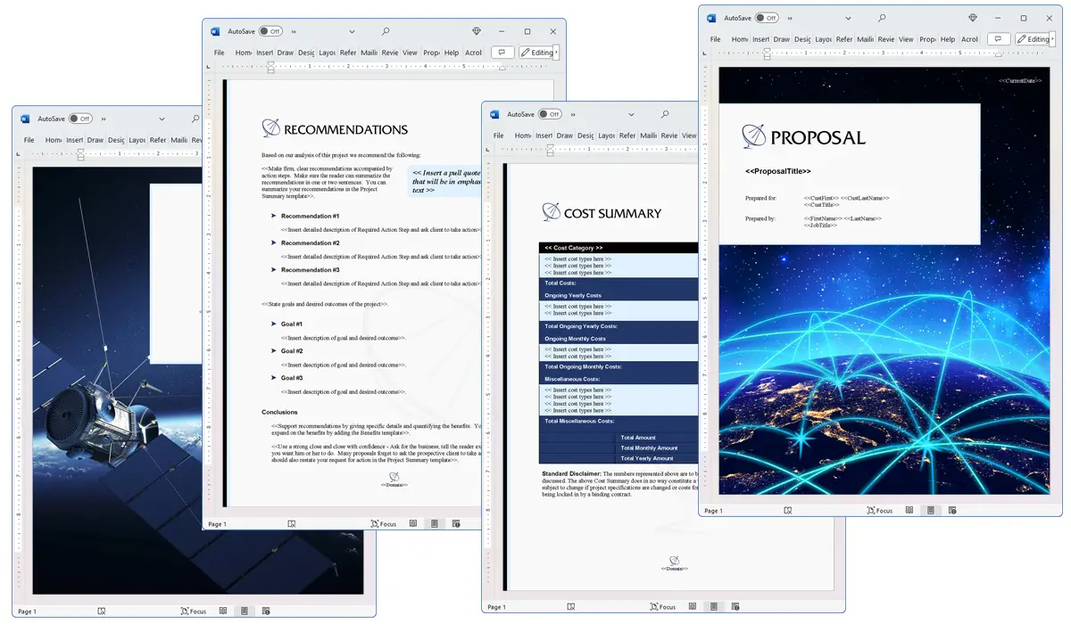 Illustration of Proposal Pack Telecom #4