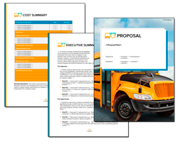 Business Proposal Software and Templates Transportation #11