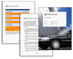 Limousine Transportation Services Sample Proposal