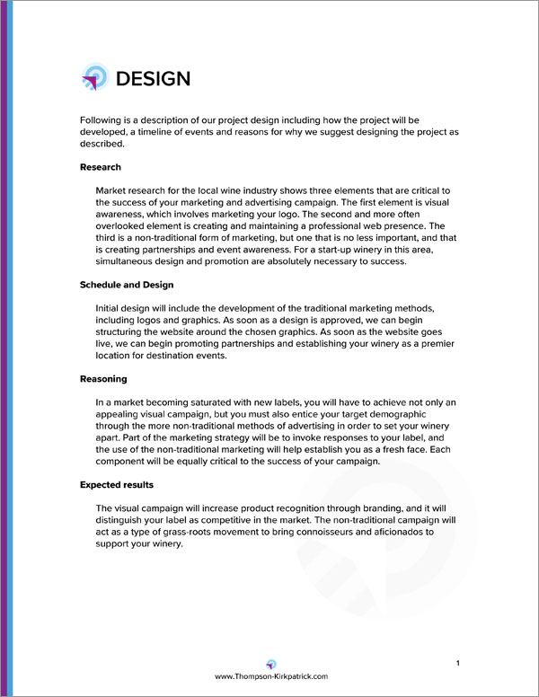 Marketing Campaign Proposal Template