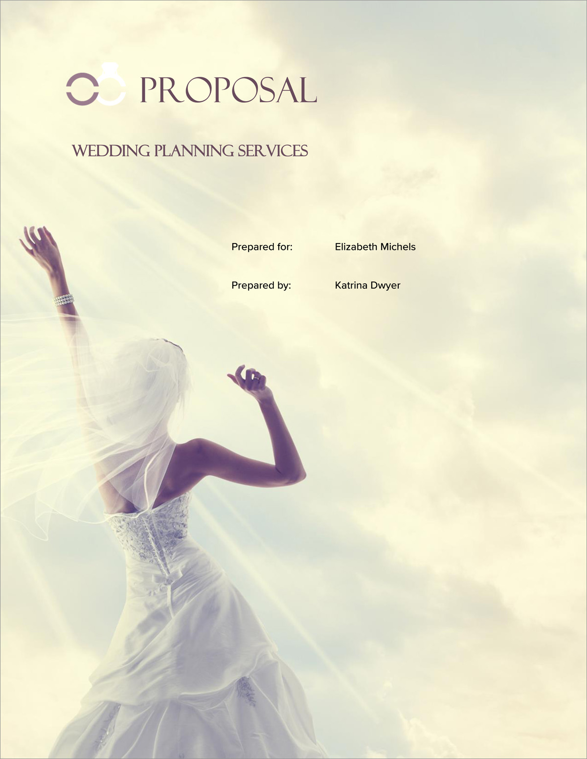 business proposal for wedding planner