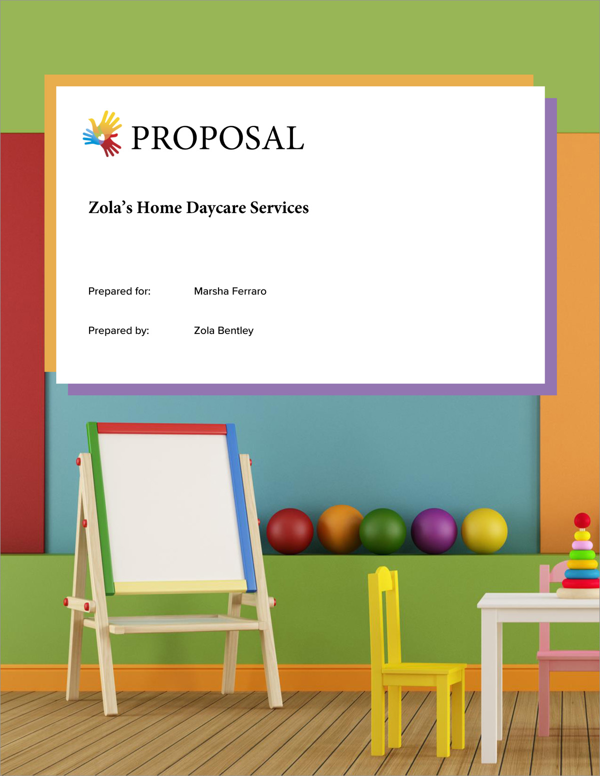 sample home daycare business plan