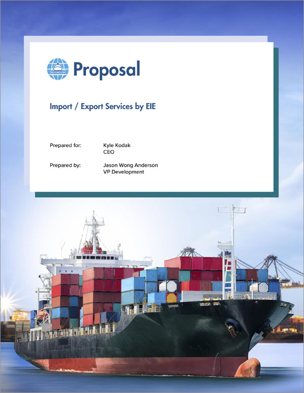 Proposal Pack Transportation #7 Title Page