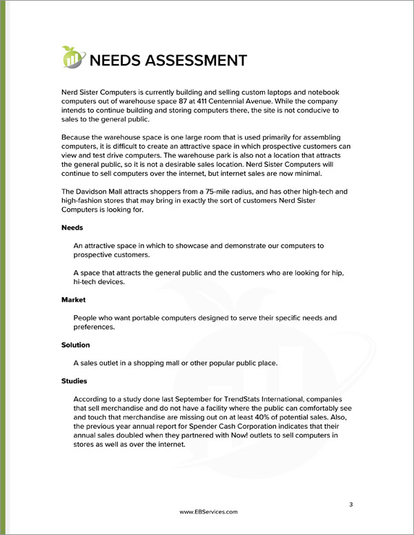 Proposal Pack Accounting #2 Body Page