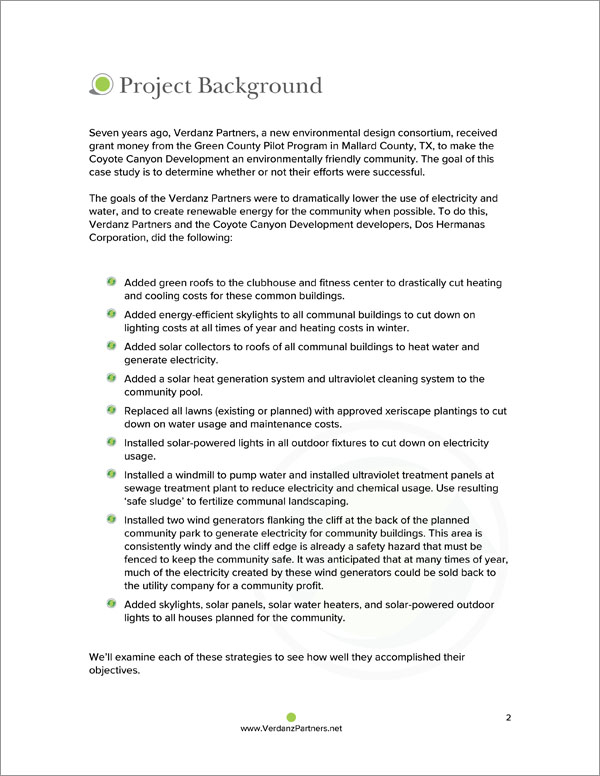 Proposal Pack Environmental #3 Body Page