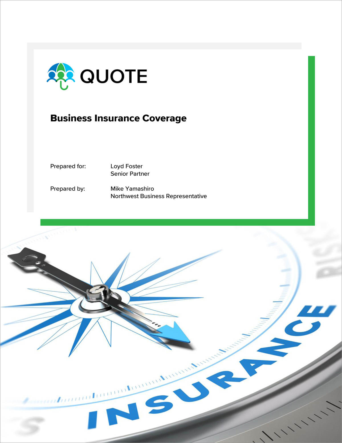 Insurance Coverage Services Sample Proposal - 22 Steps Throughout Insurance Proposal Template