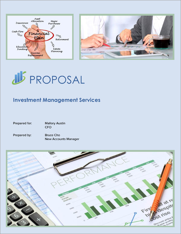 Proposal Pack Financial #4 Title Page