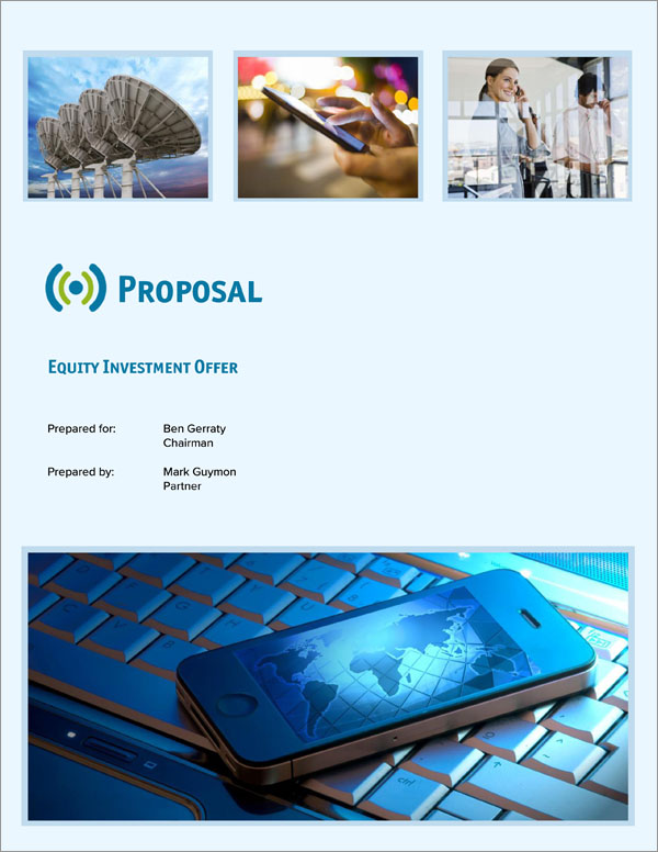 Proposal Pack Telecom #3 Title Page