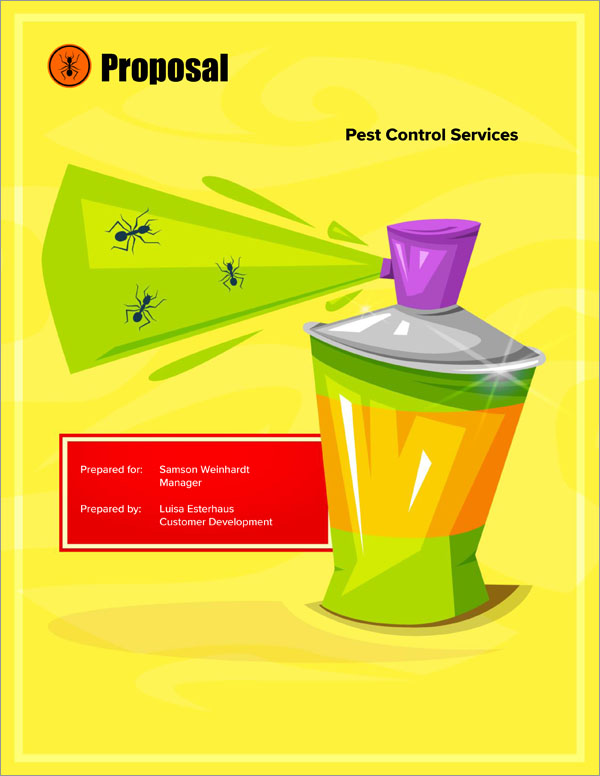 Proposal Pack Pest Control #2 Title Page