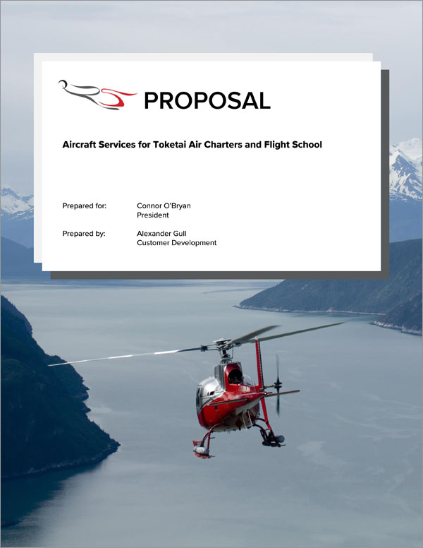 Proposal Pack Aerospace #5 Title Page