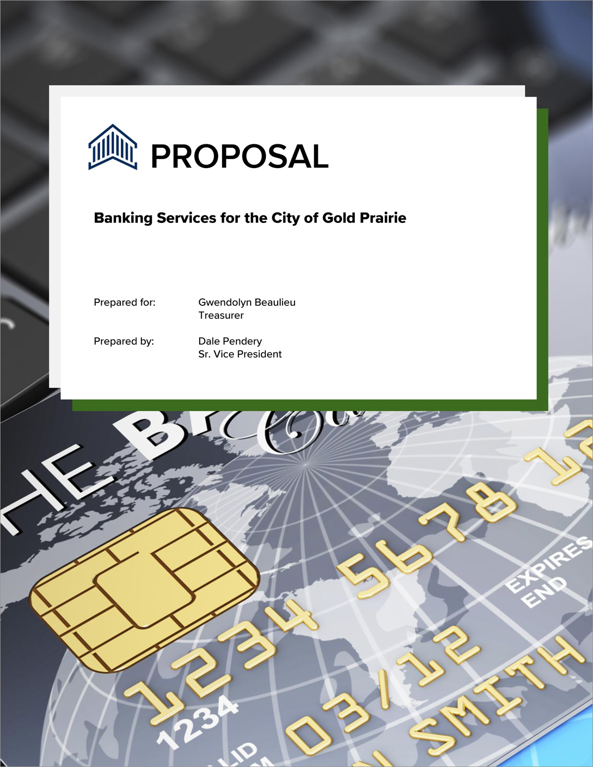 Banking Services Sample Proposal - 21 Steps
